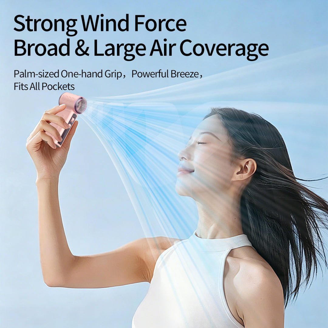 Women Portable Mini Fan with Power Bank Function Stornfield