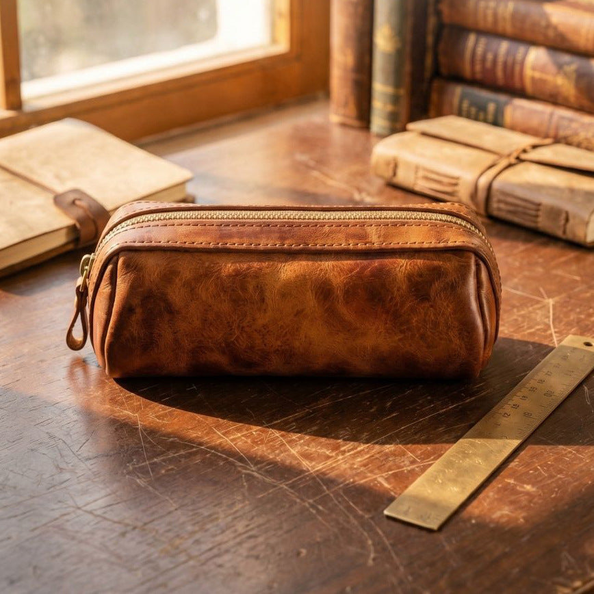Leather Pencil Case