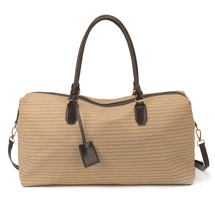Spacious Woven Weekend Travel Tote Stornfield
