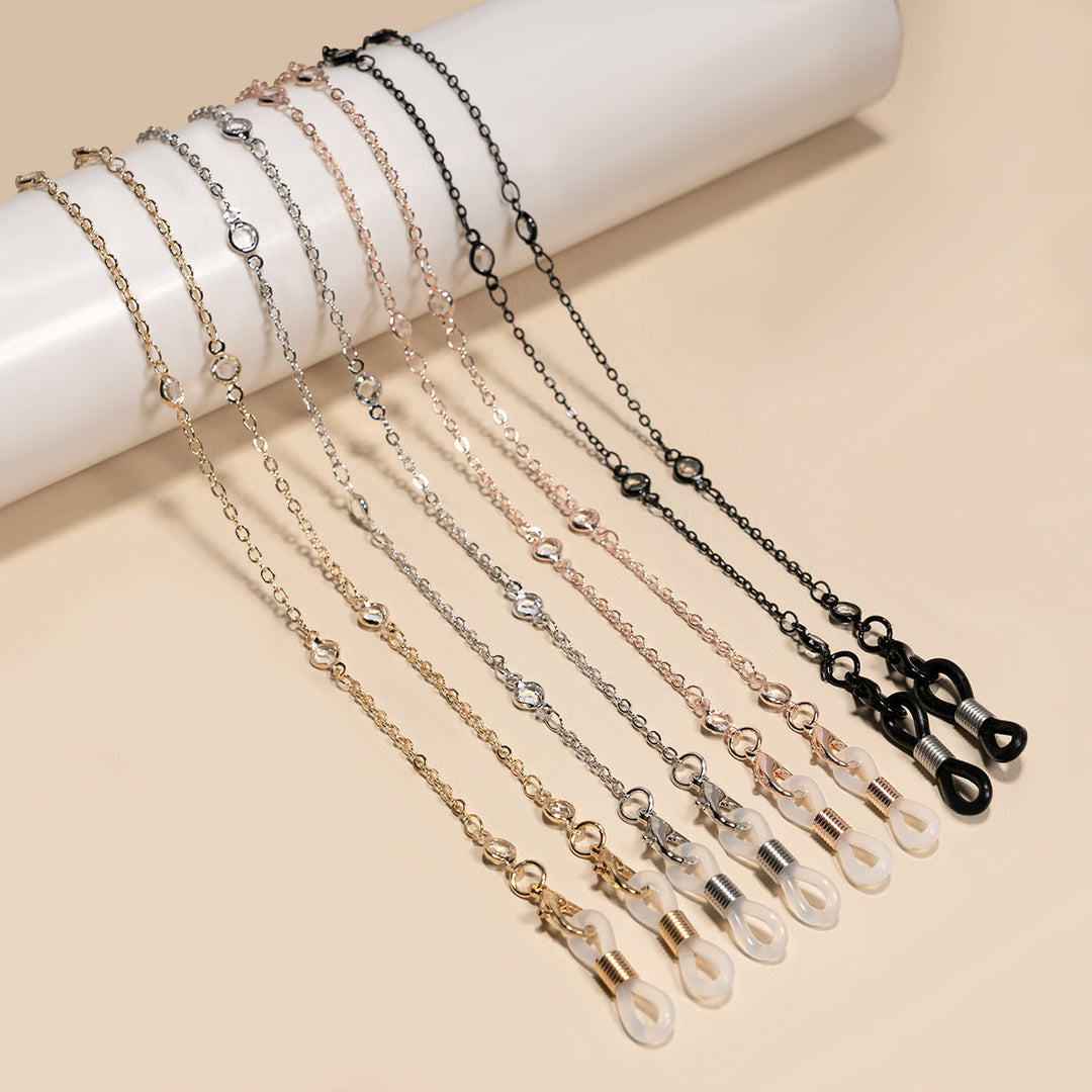 Elegant Rhinestone Glasses Chain Stornfield