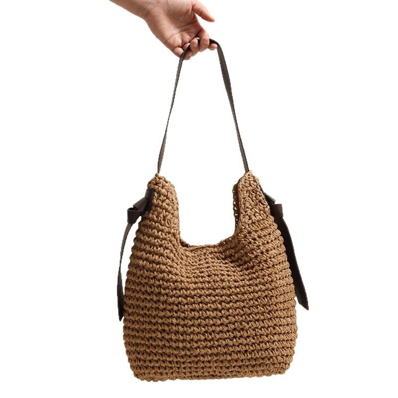 Fashionable Handmade Shoulder Bag Made of Natural Material Stornfield