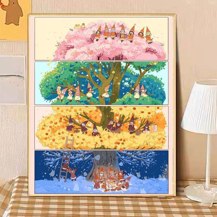 Cozy Home Illustration Canvas Art Stornfield