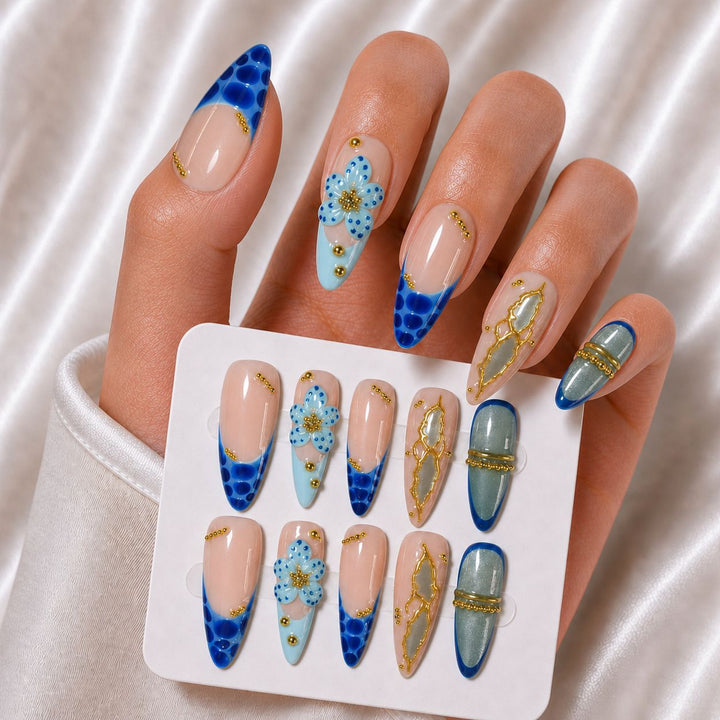 Artistic Mixed Media Nail Art Extensions Stornfield