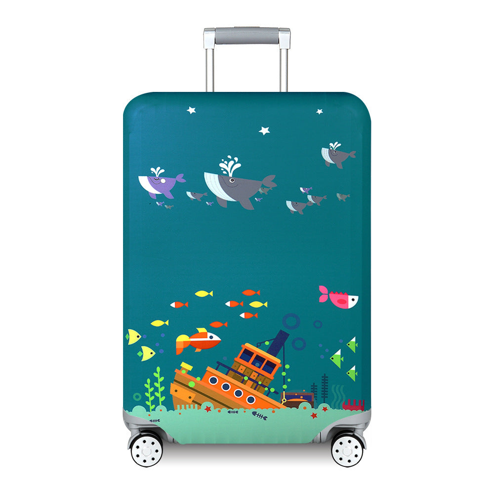 Unisex nan Kids Luggage Cover for Hard Shell Suitcases with Fun Space Design made of Elastic Polyester-Spandex Stornfield