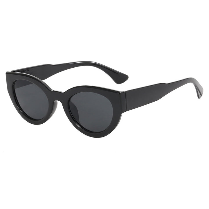 Ladies fashionable square sunglasses with mirrored lenses Stornfield