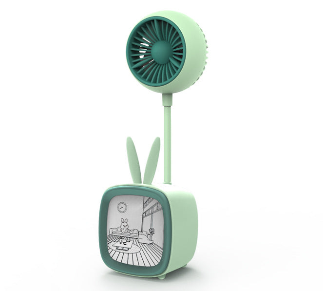 Unisex Cute Bunny-Themed Rechargeable Desk Fan Stornfield