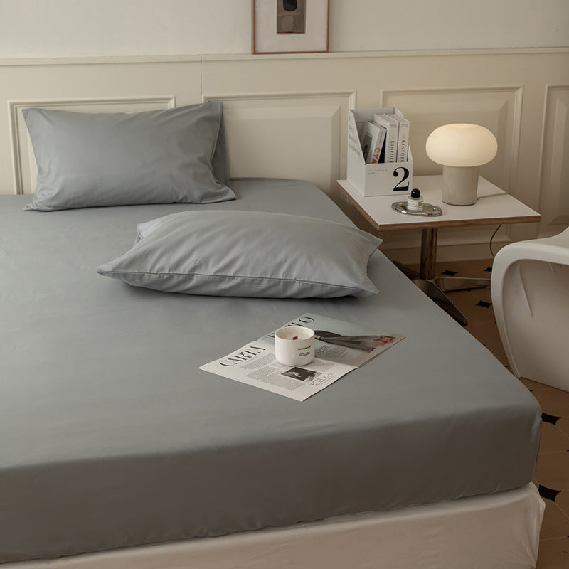 Extra-deep Jersey fitted sheet with premium cotton blend and all-around elastic