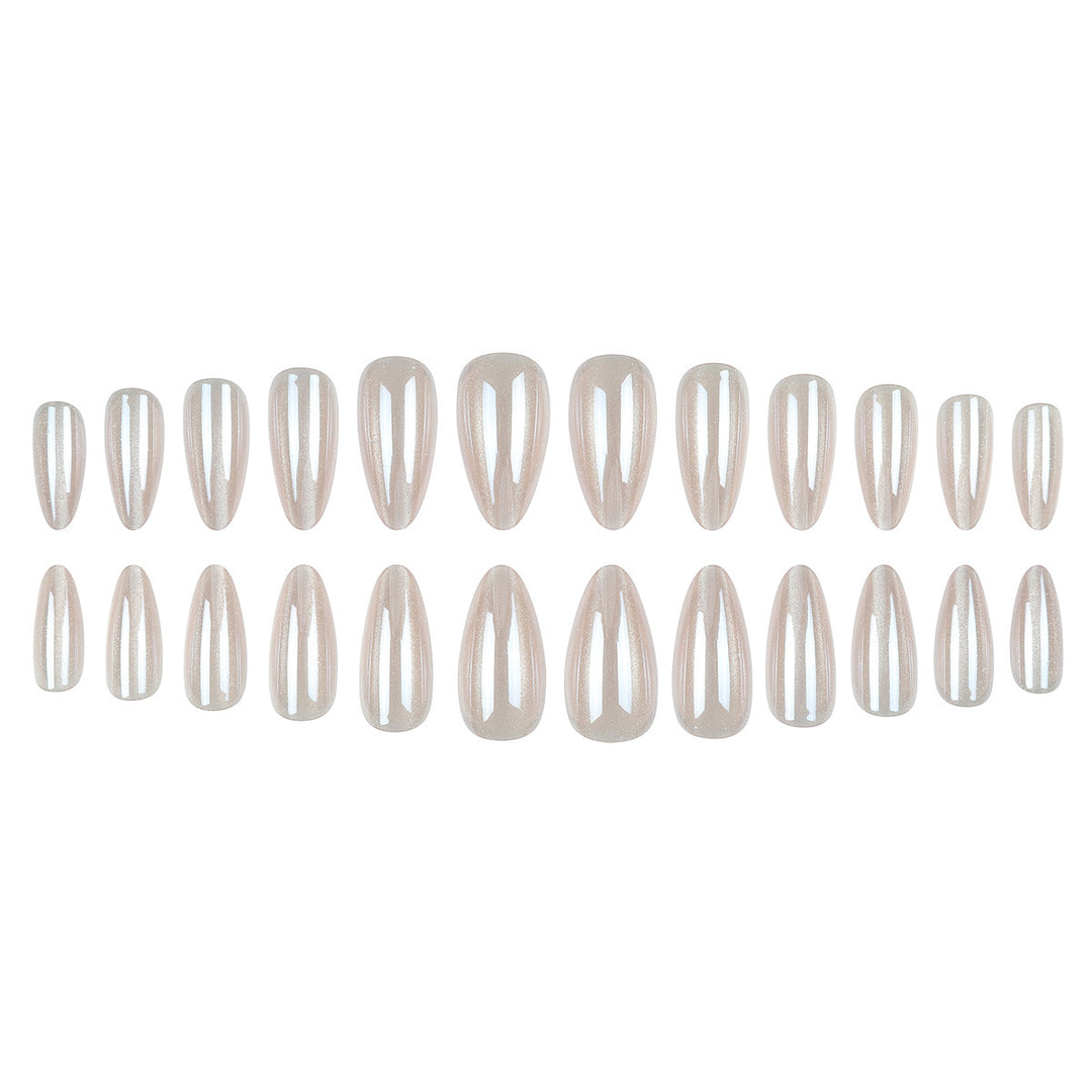 Elegant Long Stiletto Gel Press-On Nails Stornfield