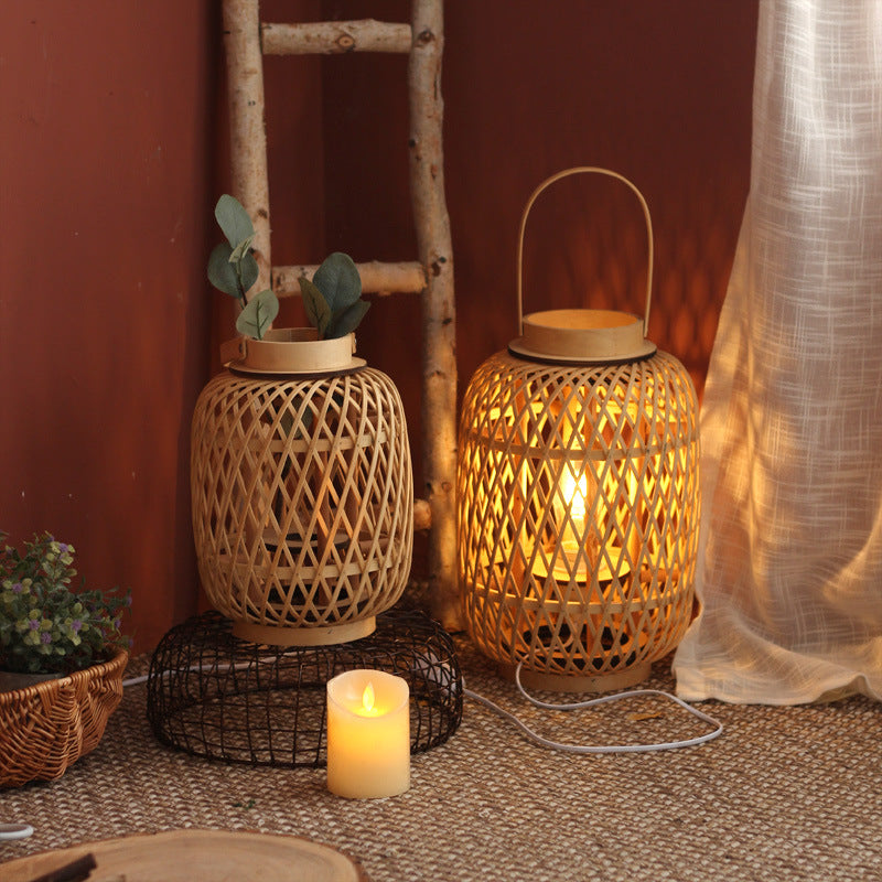 Handmade Rattan Lantern Stornfield