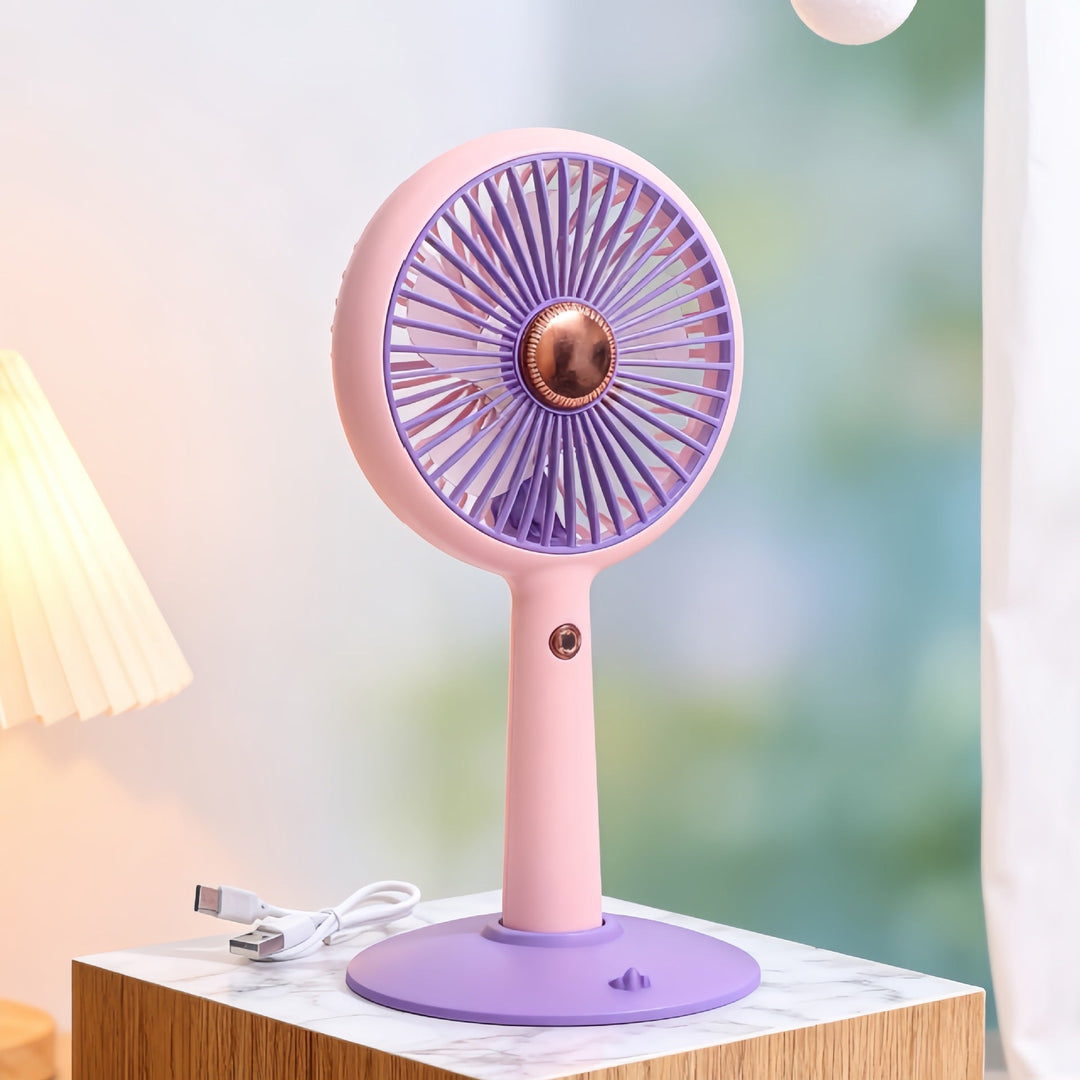 Women's Portable Table Fan with Adjustable Tilt Angle Stornfield
