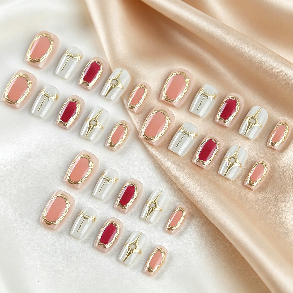 Luxurious Press-On Nail Art Set Stornfield