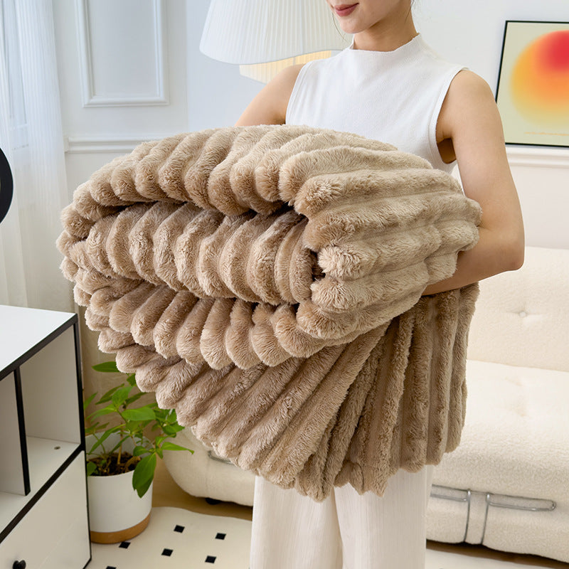 Women's Luxurious Soft Faux Fur Blanket