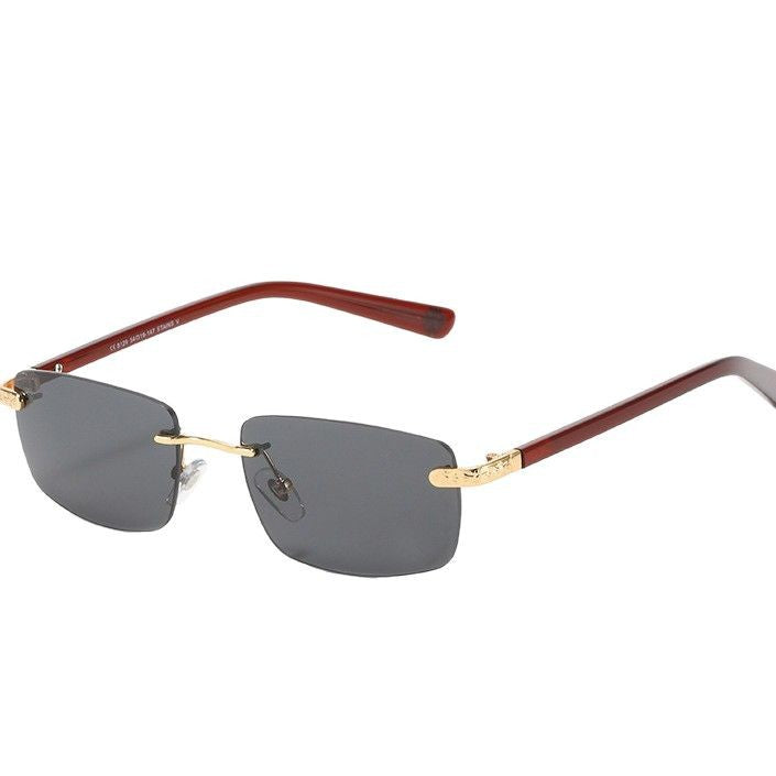 Women's fashionable half-frame glasses with comfortable nose pads and elegant design Stornfield