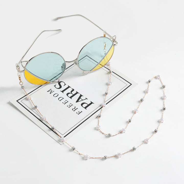 Pearl and Crystal Decor Eyewear Chain Stornfield