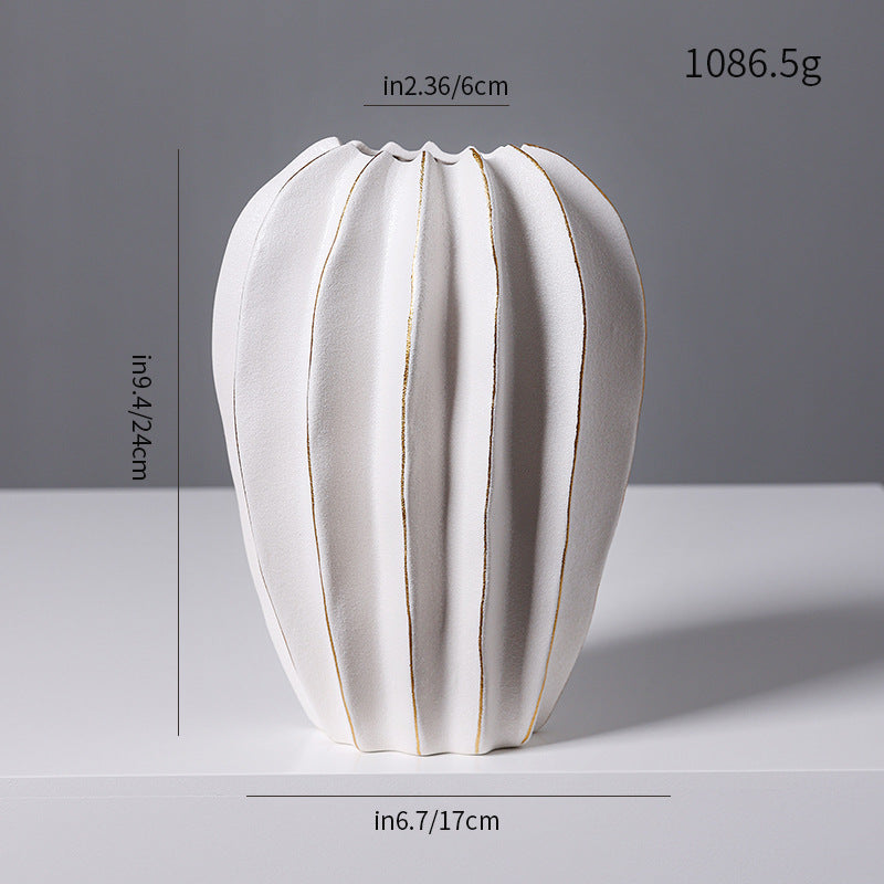 Modern Textured Ceramic Vase