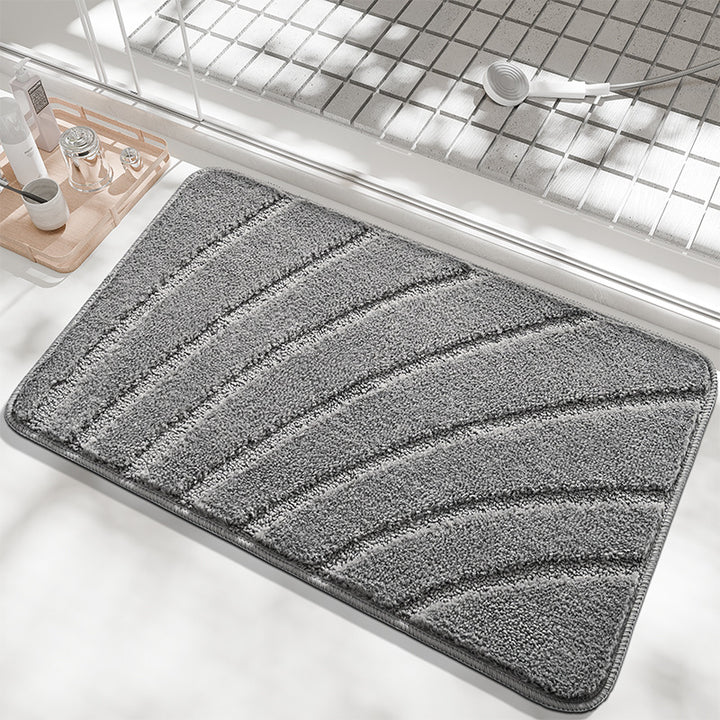 Plush Contoured Bath Mat