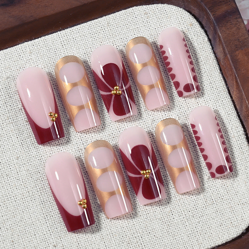 Elegant Decorative Press-On Nails Stornfield