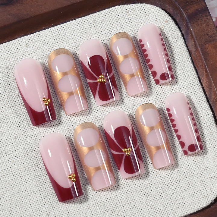 Elegant Decorative Press-On Nails Stornfield
