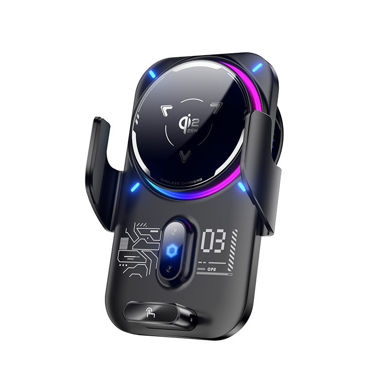 Unisex Inductive Smartphone Charging Holder with Multifunction Display Stornfiled
