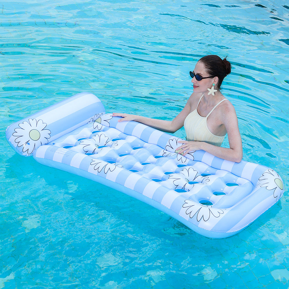 Women Inflatable Lounger with Floral Design Stornfield