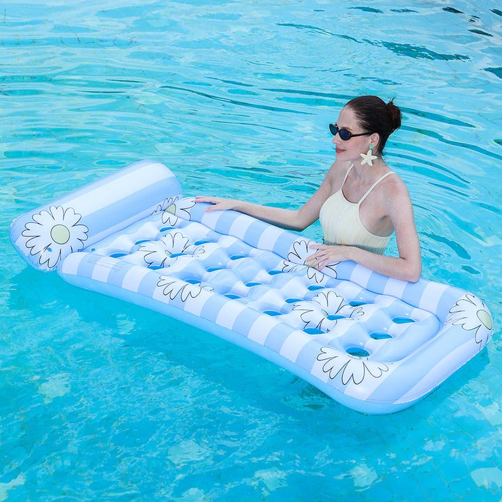 Women Inflatable Lounger with Floral Design Stornfield