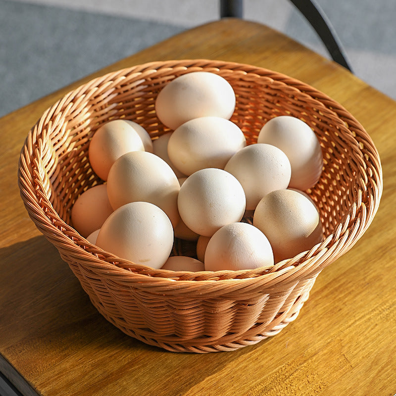 Unisex Handwoven Decorative Basket with Natural Shape Stornfield