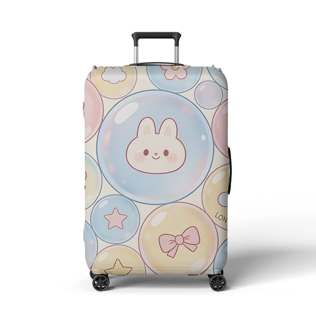 Women's suitcase cover with playful space design Stornfield