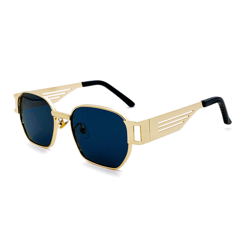 Stylish Oversized Sunglasses in Modern Metal Design Stornfield