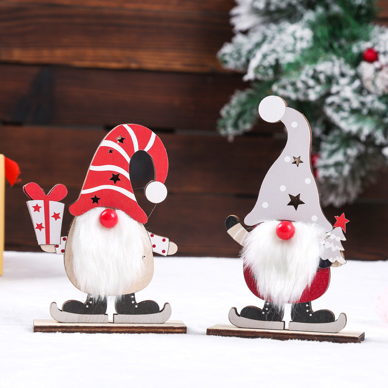 Decorative Christmas gnome with LED lighting Stornfield
