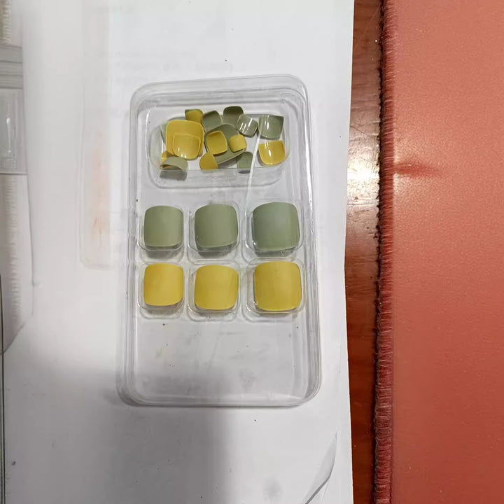 Matte Finish Press-On Nail Tips Set Stornfield