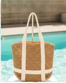 Trendy Woven Beach Bag Stornfield