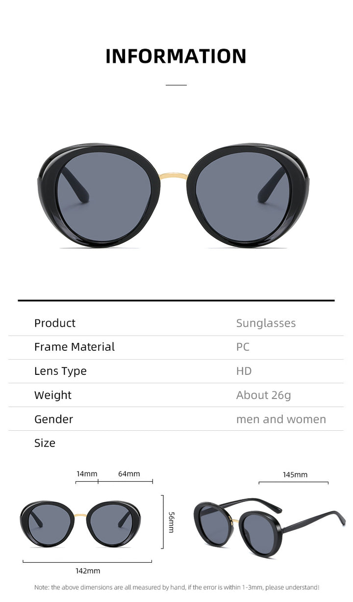 Women's Vintage Sunglasses in Elegant Shield Design Stornfield
