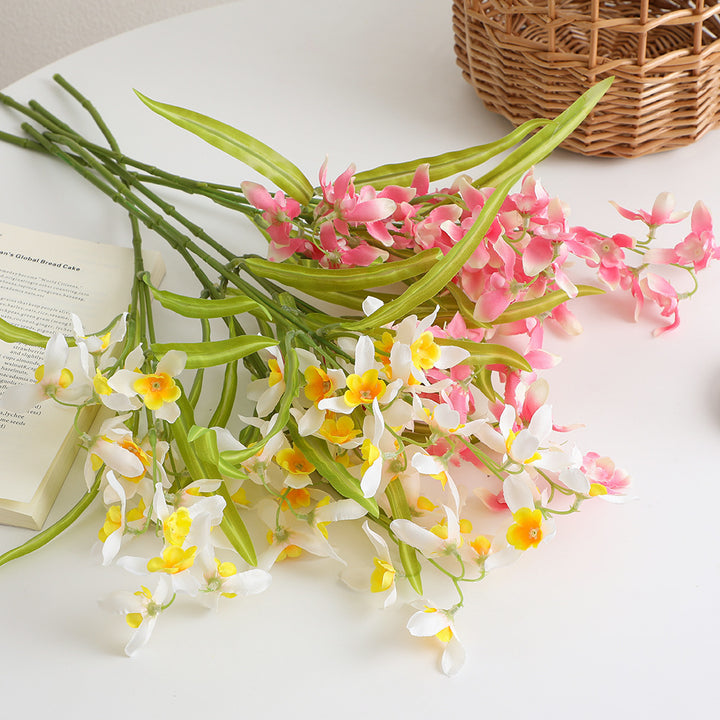 Elegant Artificial Orchid Bouquet