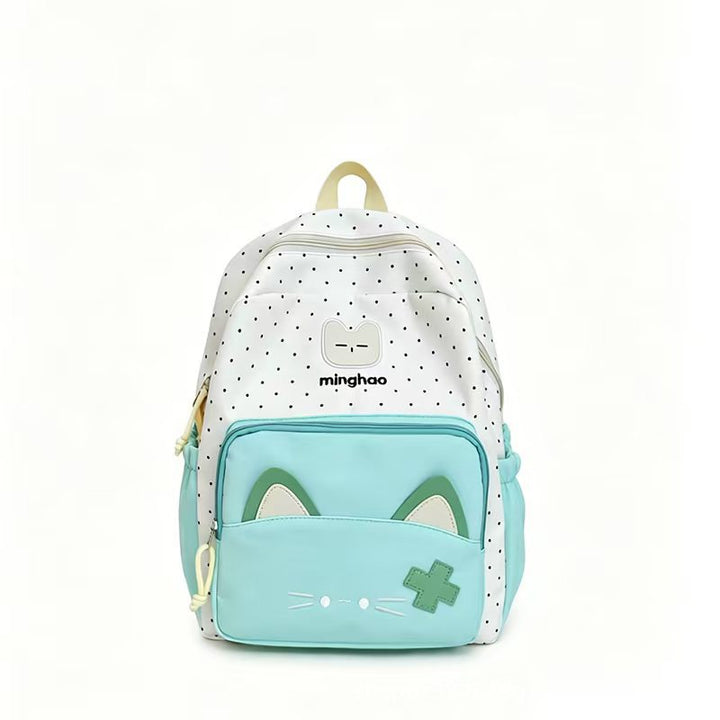Cute Cat-Themed Multi-Pocket Backpack Stornfield