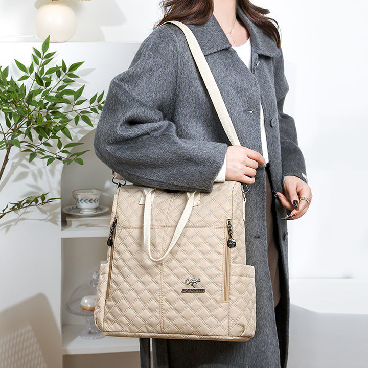 Quilted Multi-Functional Backpack Stornfield