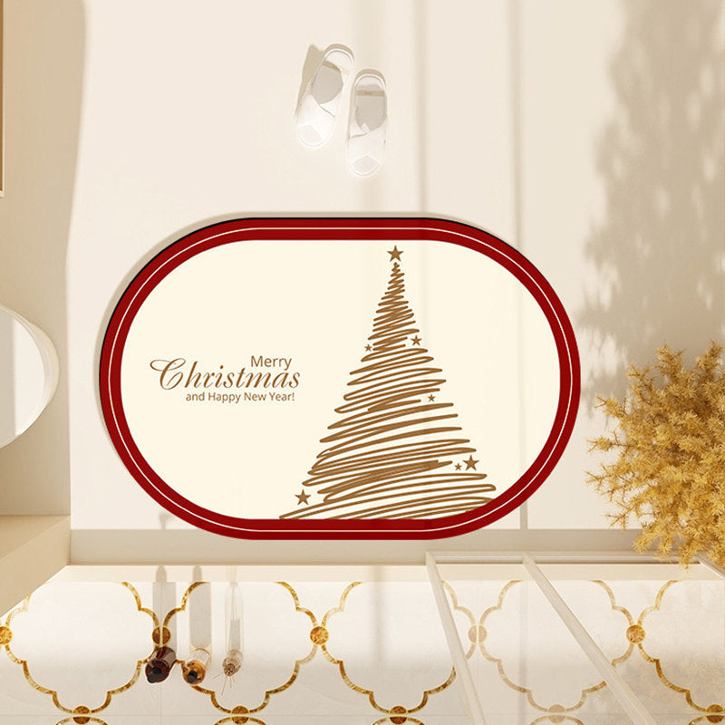 Christmas-Themed Decorative Mat