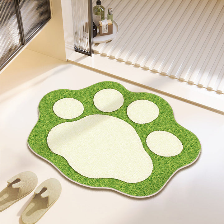 Fun Paw Print Bath Mat Stornfield