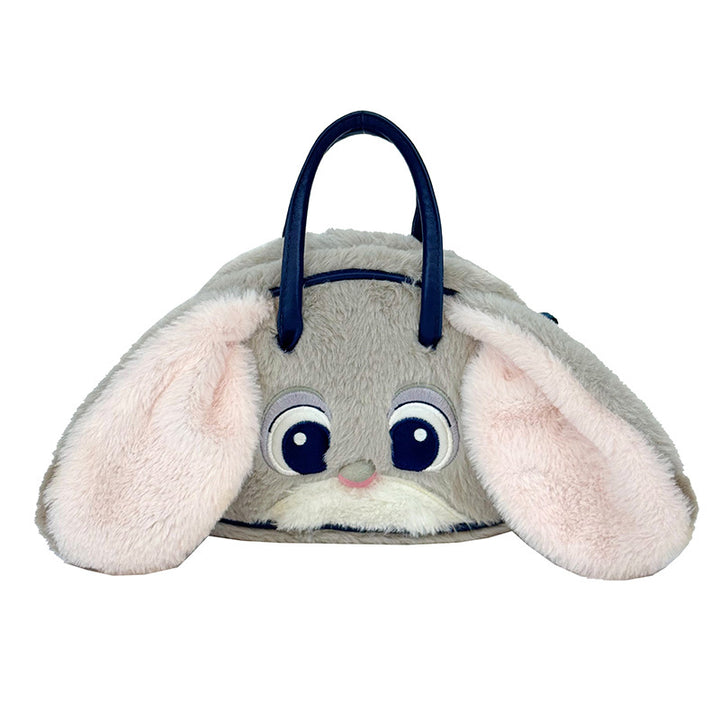Plush Animal Face Handbag