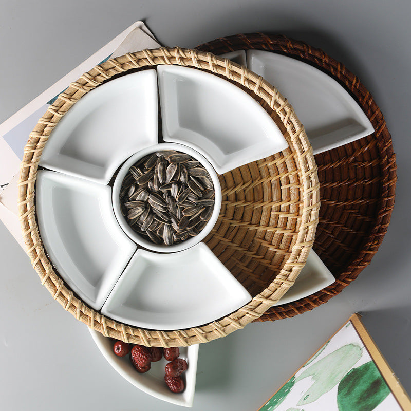 Unisex Serving Tray with Separate Compartments Stornfield