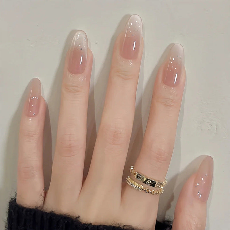 High-Quality Press-On Nail Set with Gradient Design Stornfield