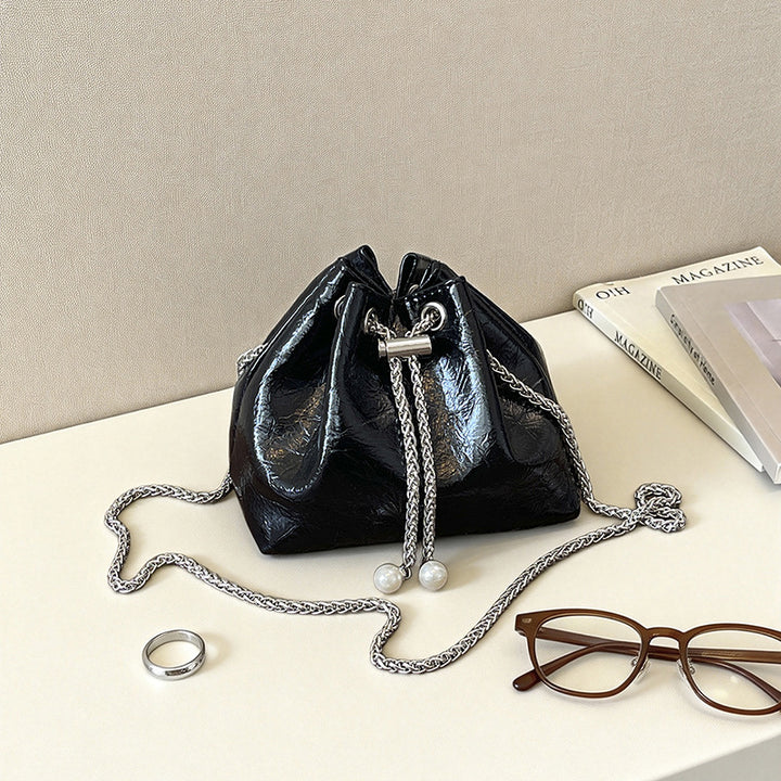 Drawstring Bucket Handbag