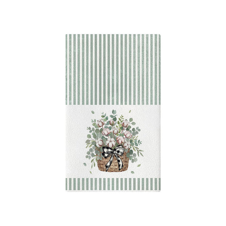 Oversized Quick-Dry Microfiber Beach Towel with Nautical Seashell Print