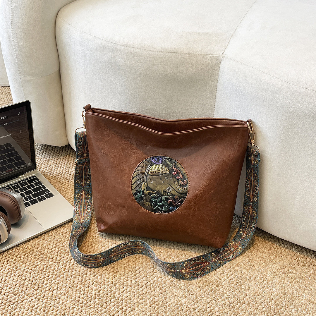 Artisan Leather Shoulder Bag