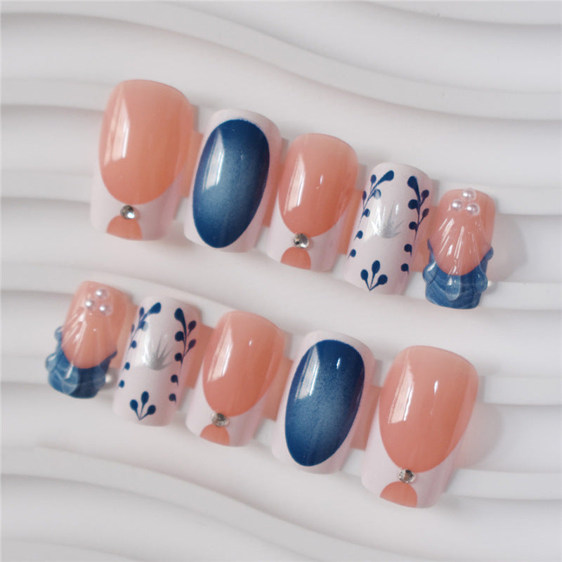 Artistic Decorative Press-On Nail Set Stornfield