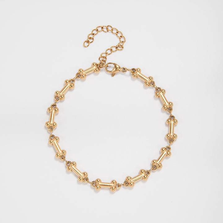 Intricate Textured Chain Bracelet Stornfield