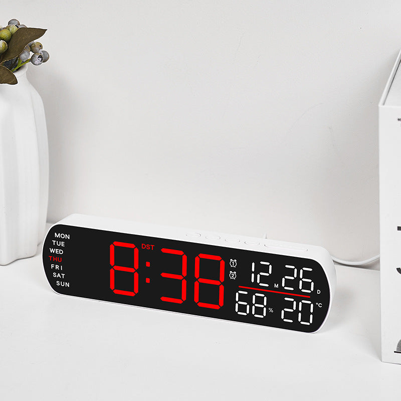 Digital Wall Clock with Multifunctional Display Stornfield