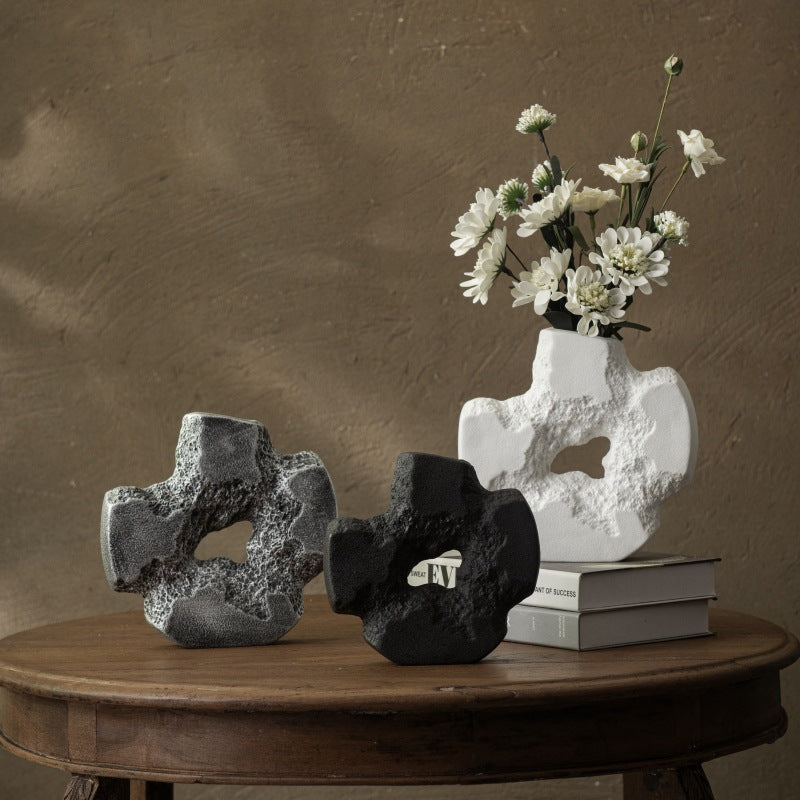 Artistic Abstract Ceramic Sculpture