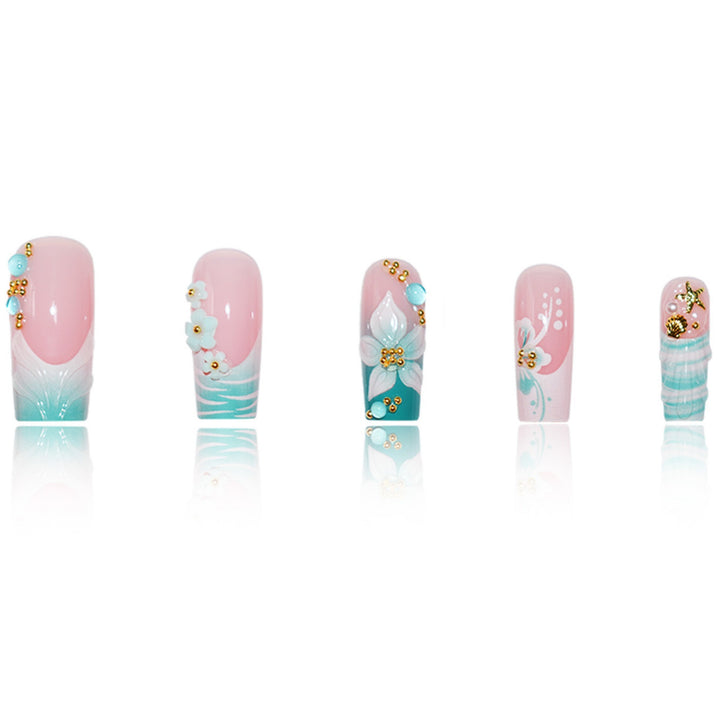 Floral Art Press-On Nails Stornfield