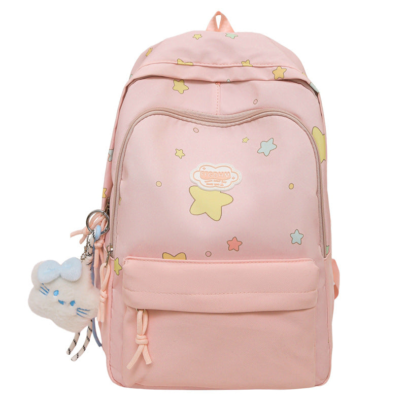 Playful Starry Print Backpack Stornfield