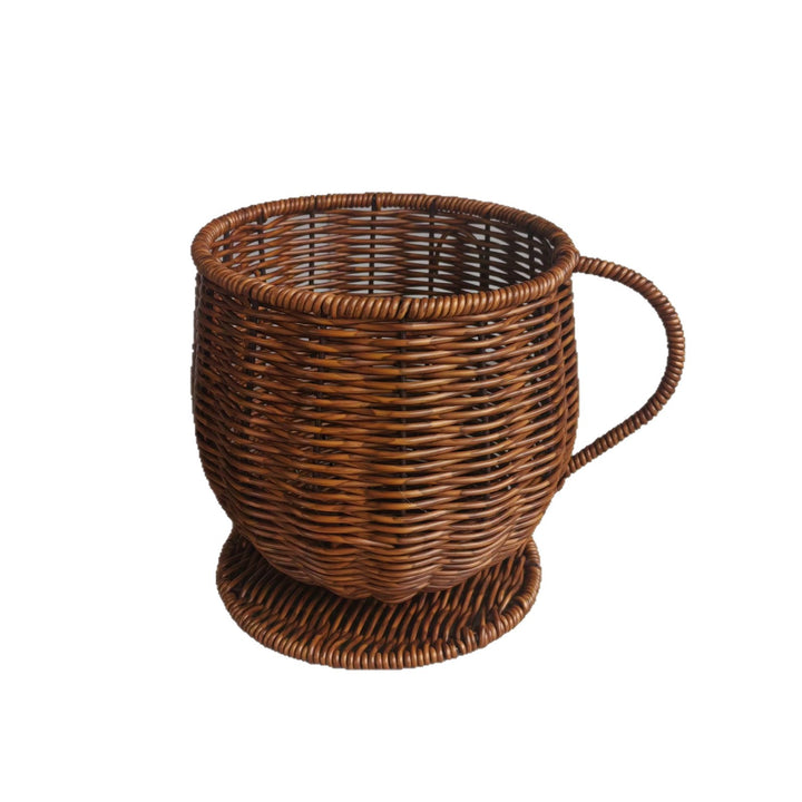 Handcrafted Natural Wicker Planter Stornfield